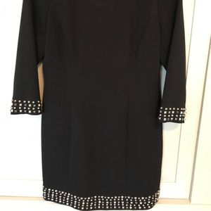 Michael Kors black fitted dress. Size 6.